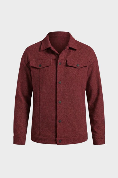 Men's Trucker Jacket | Snap Button Closure