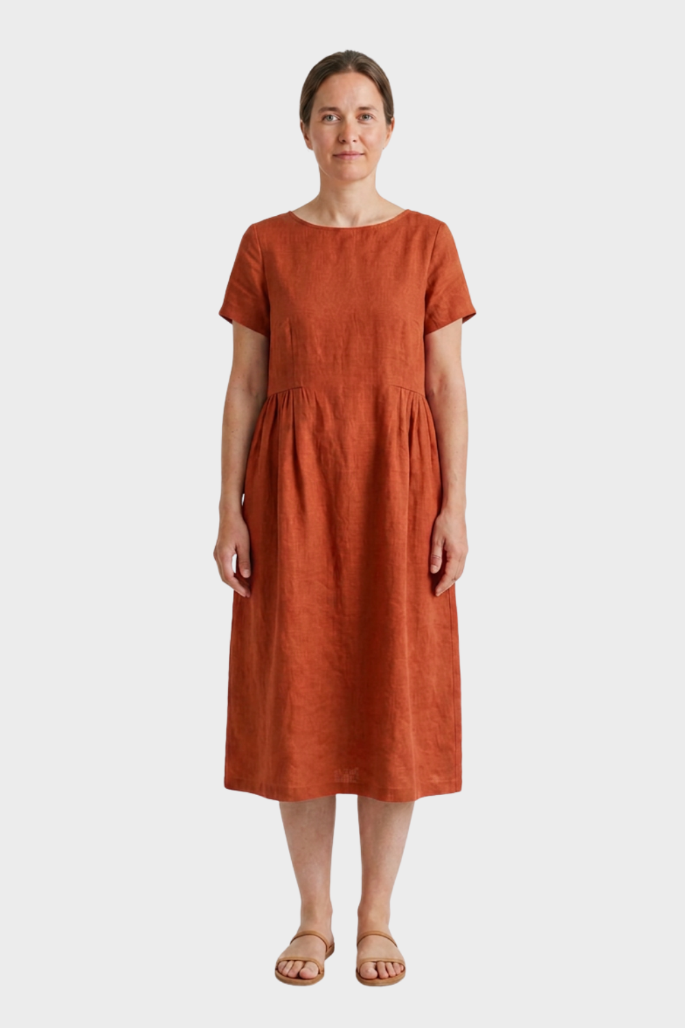 Women's Oversized Linen Maxi | Batwing