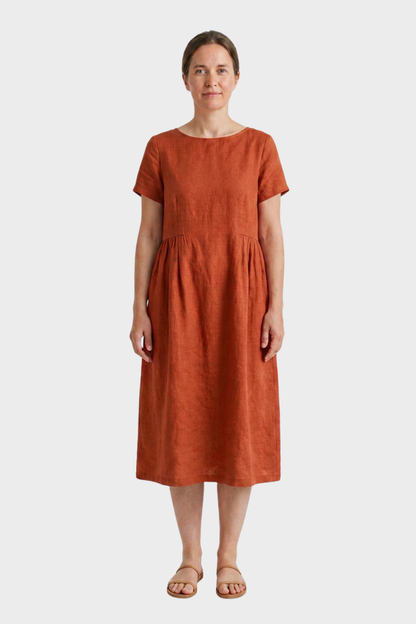 Women's Oversized Linen Maxi | Batwing