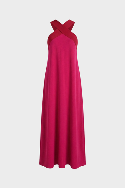 Women's Halter Maxi Dress | Sleeveless