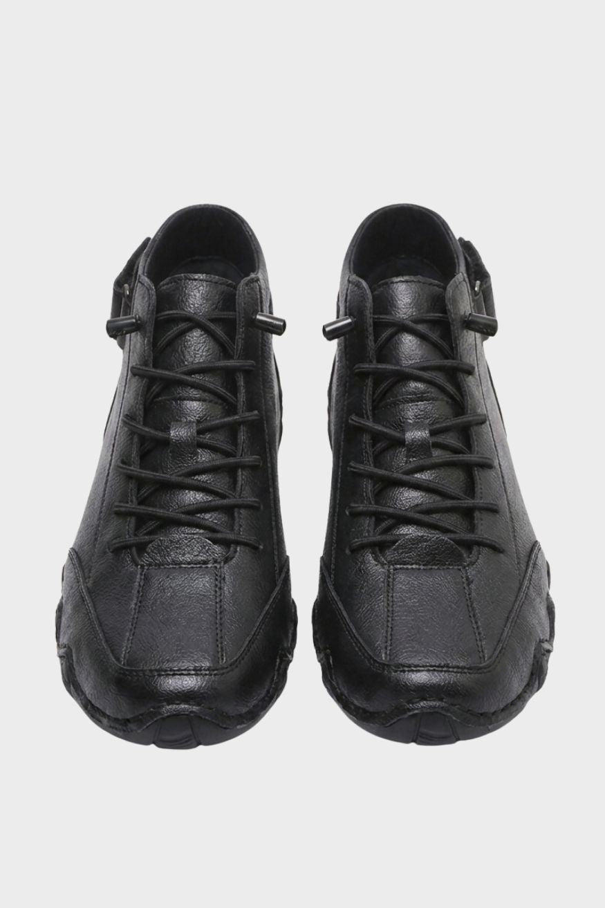Men's Sneakers with Laces and Profile Sole