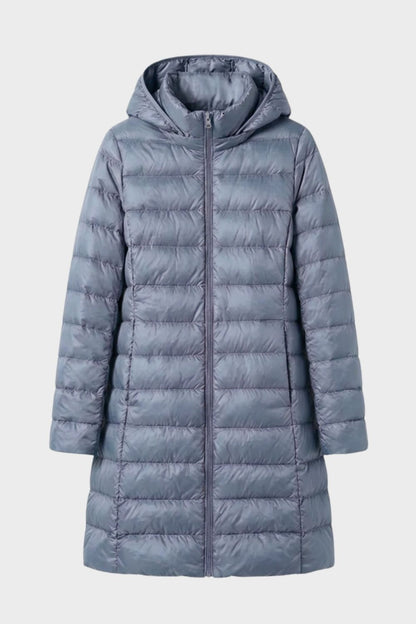 Women's Long Puffer Coat | Hooded