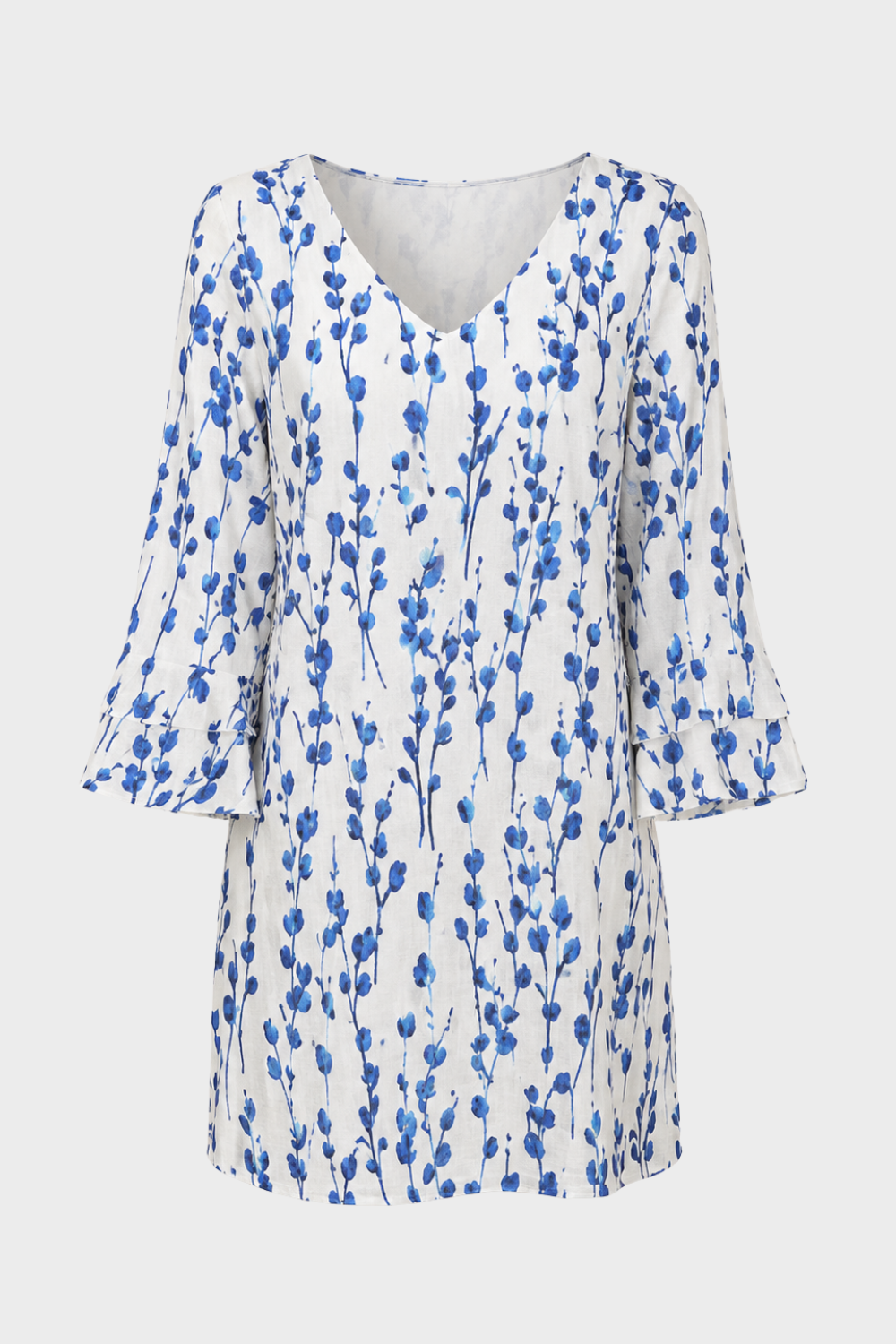 Women's Flare-Sleeve Mini | V-Neck