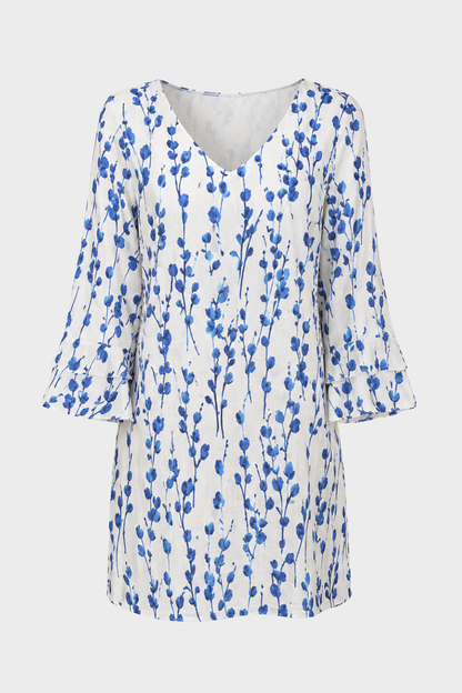 Women's Flare-Sleeve Mini | V-Neck