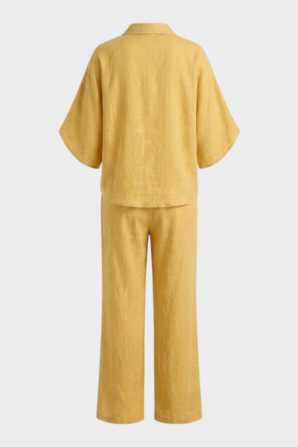 Women's Linen-Look Co-Ord | Wide-Leg