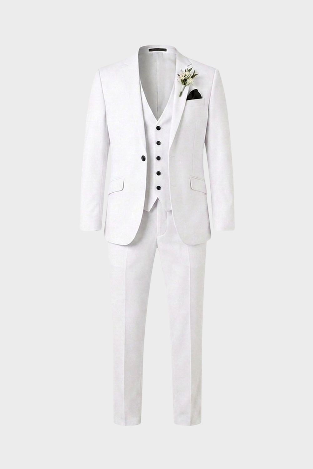 Men's Slim Fit Three-Piece Suit