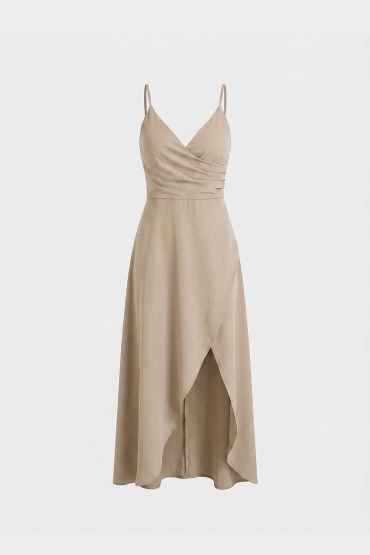 Women's Slip Maxi Dress | V-Neck