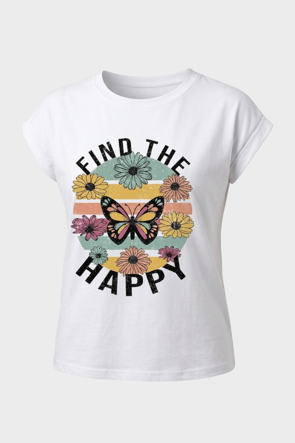 Women's Graphic T-Shirt | Heart Print