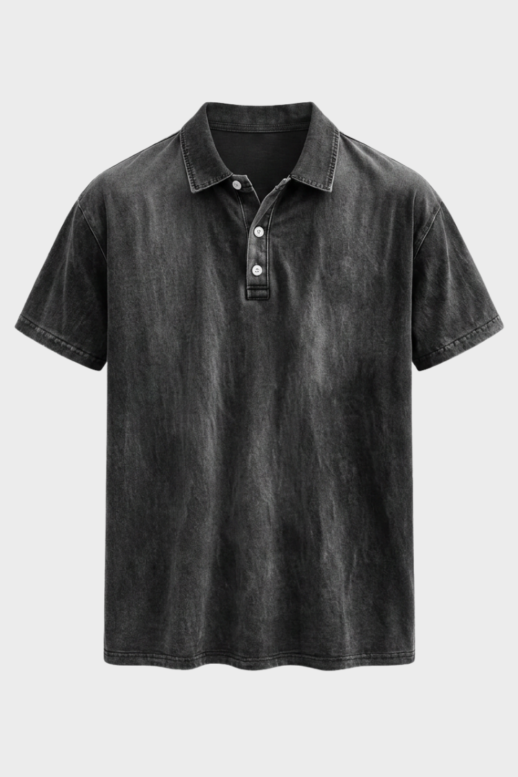 Men's Washed Polo Shirt | Vintage