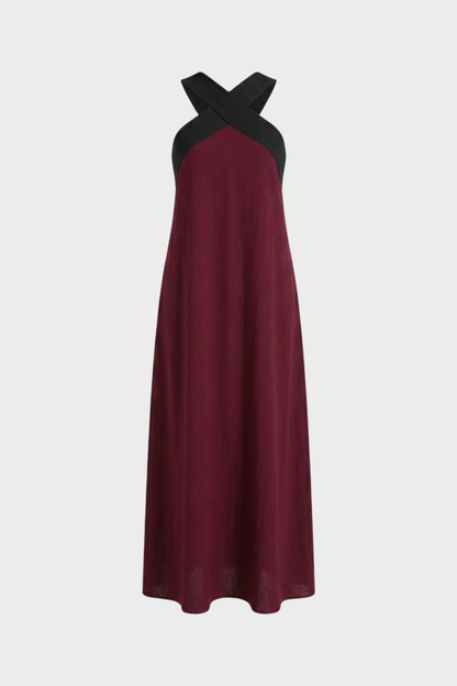 Women's Halter Maxi Dress | Sleeveless