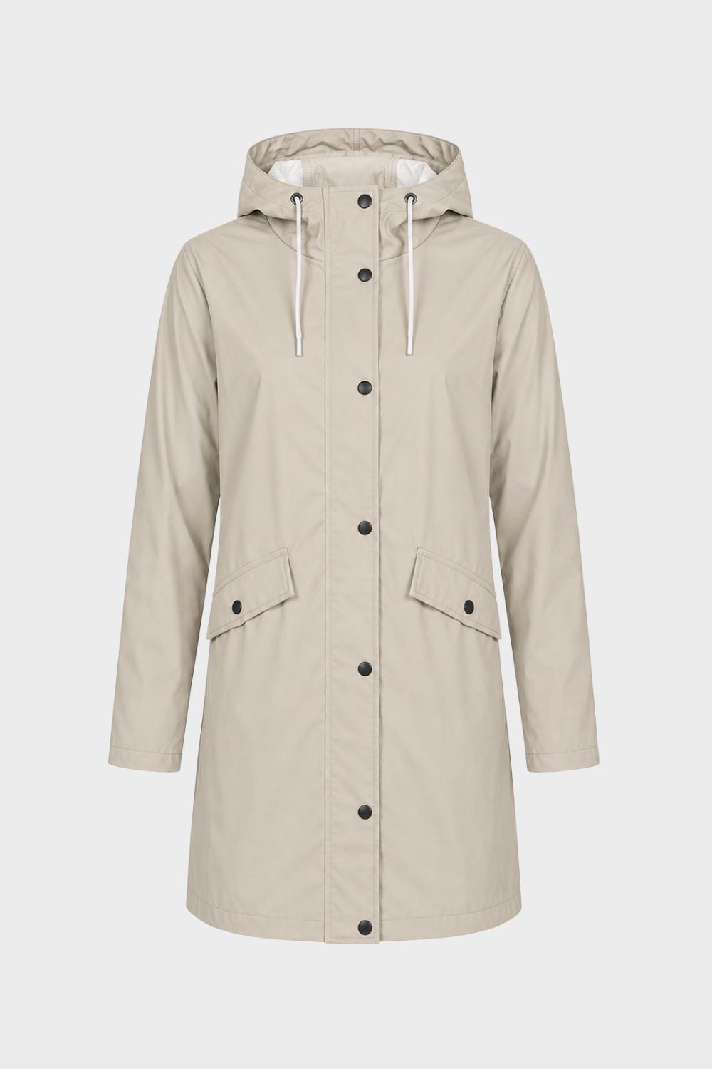 Women's Long Raincoat | Hooded