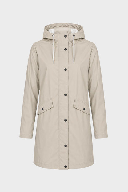 Women's Long Raincoat | Hooded
