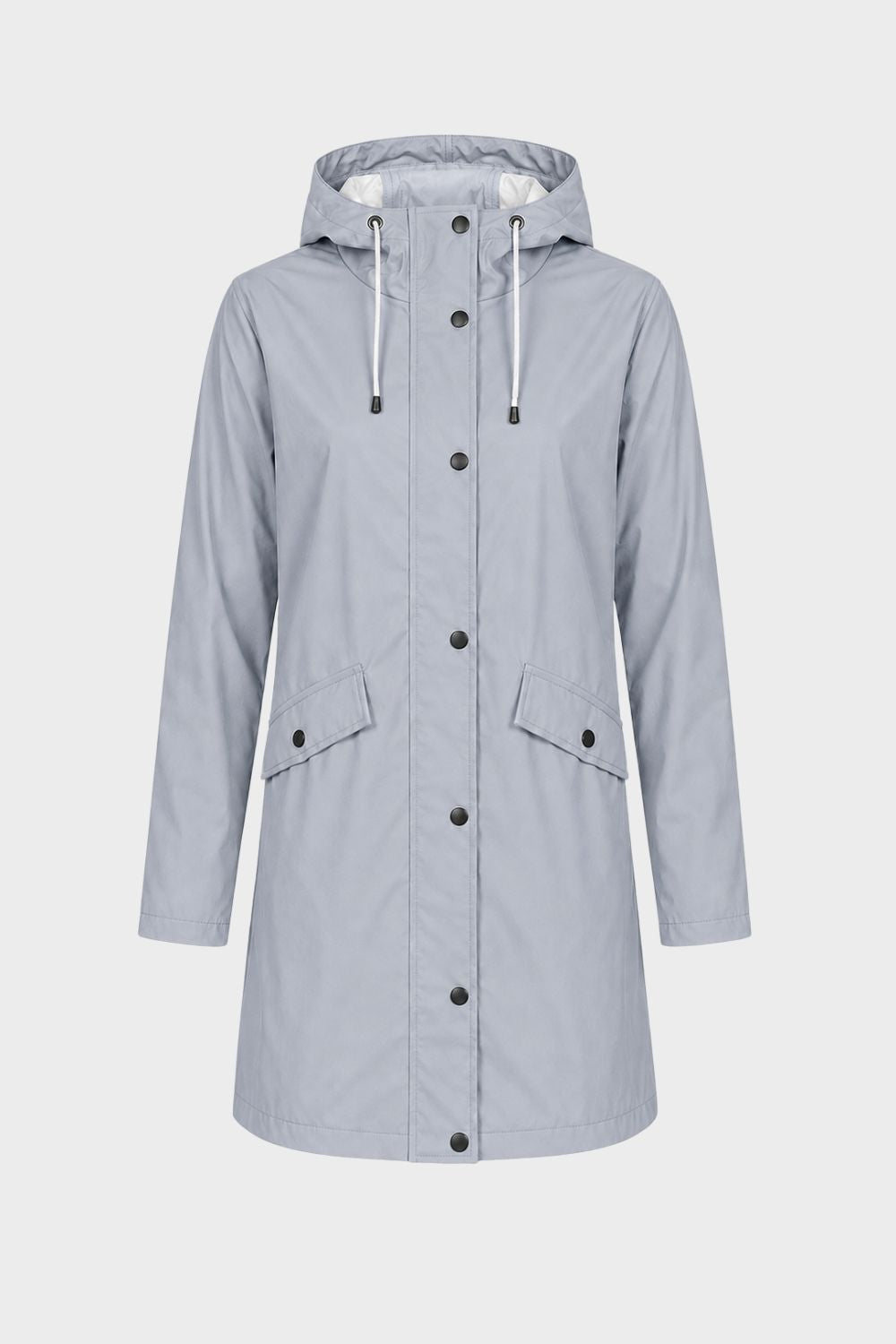 Women's Long Raincoat | Hooded