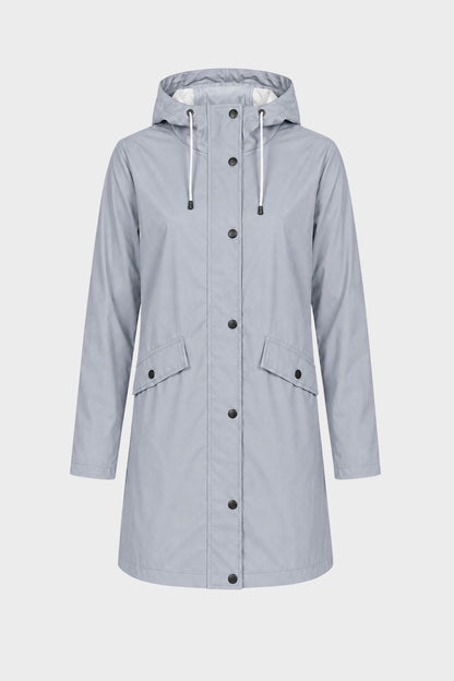 Women's Long Raincoat | Hooded
