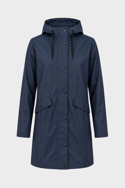 Women's Long Raincoat | Hooded