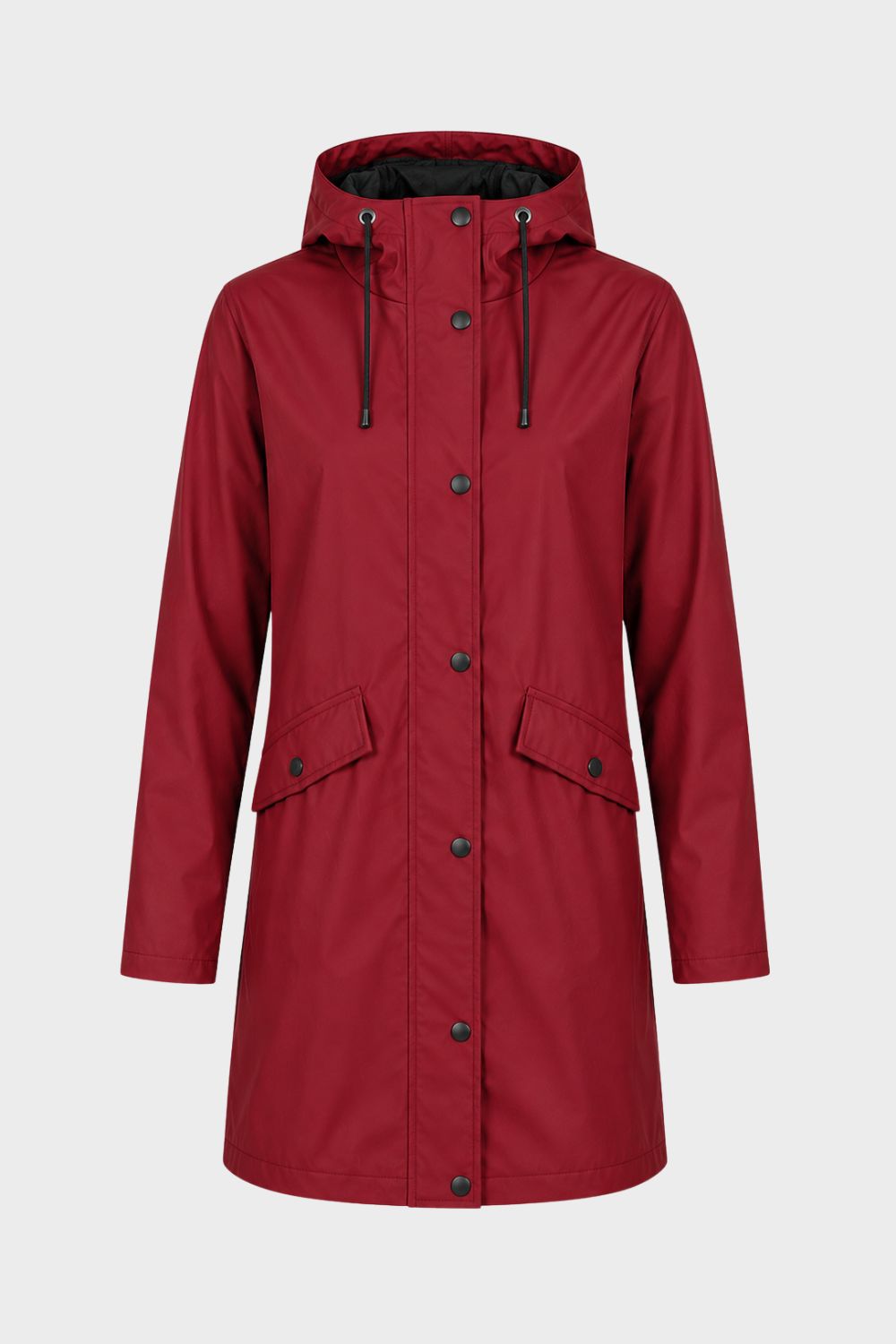 Women's Long Raincoat | Hooded