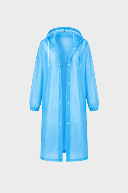 Women's Long Raincoat | Hooded