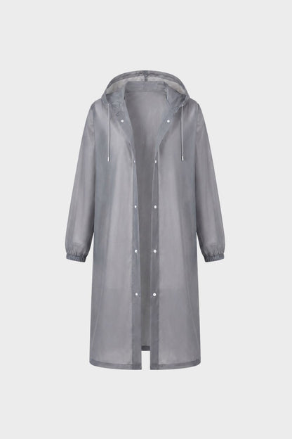 Women's Long Raincoat | Hooded