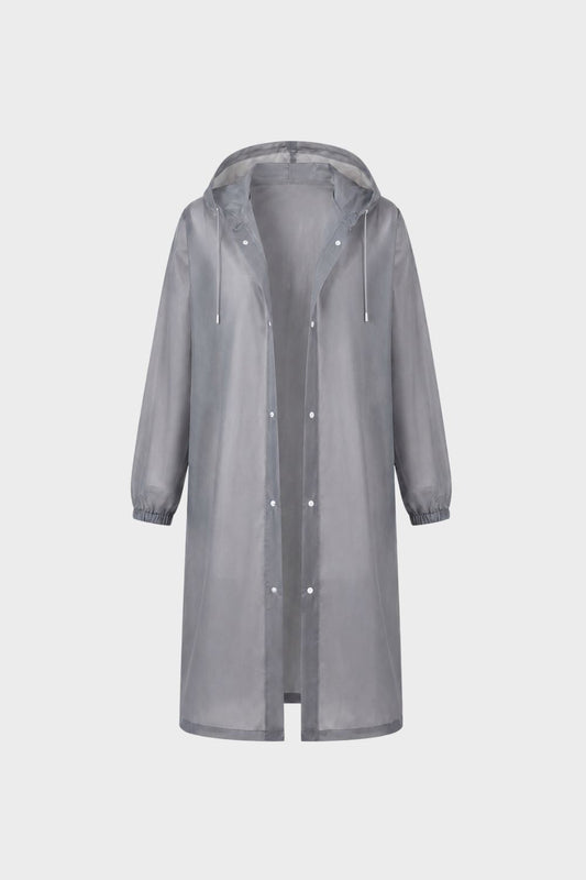 Women's Long Raincoat | Hooded