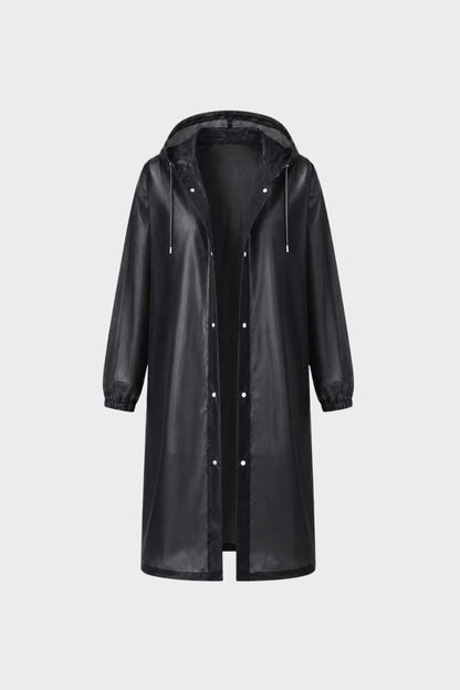 Women's Long Raincoat | Hooded