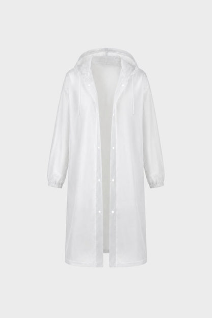 Women's Long Raincoat | Hooded