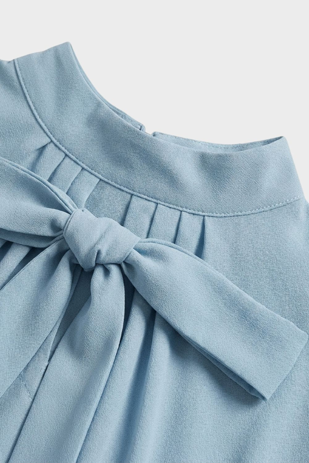 Midi Dress for Women Pleated with Long Sleeves and Belt