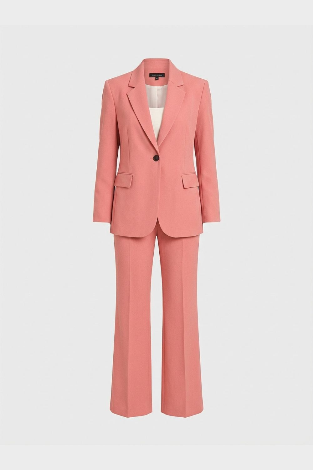 Women's Trousersuit Two-Piece with Blazer and Flared Trousers
