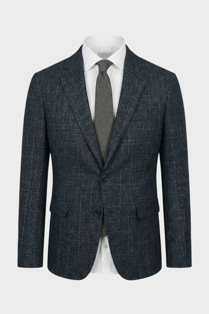 Mens tailored blazer with a structured fit and classic design. A refined suit jacket perfect for business wear, formal events, and smart occasions.