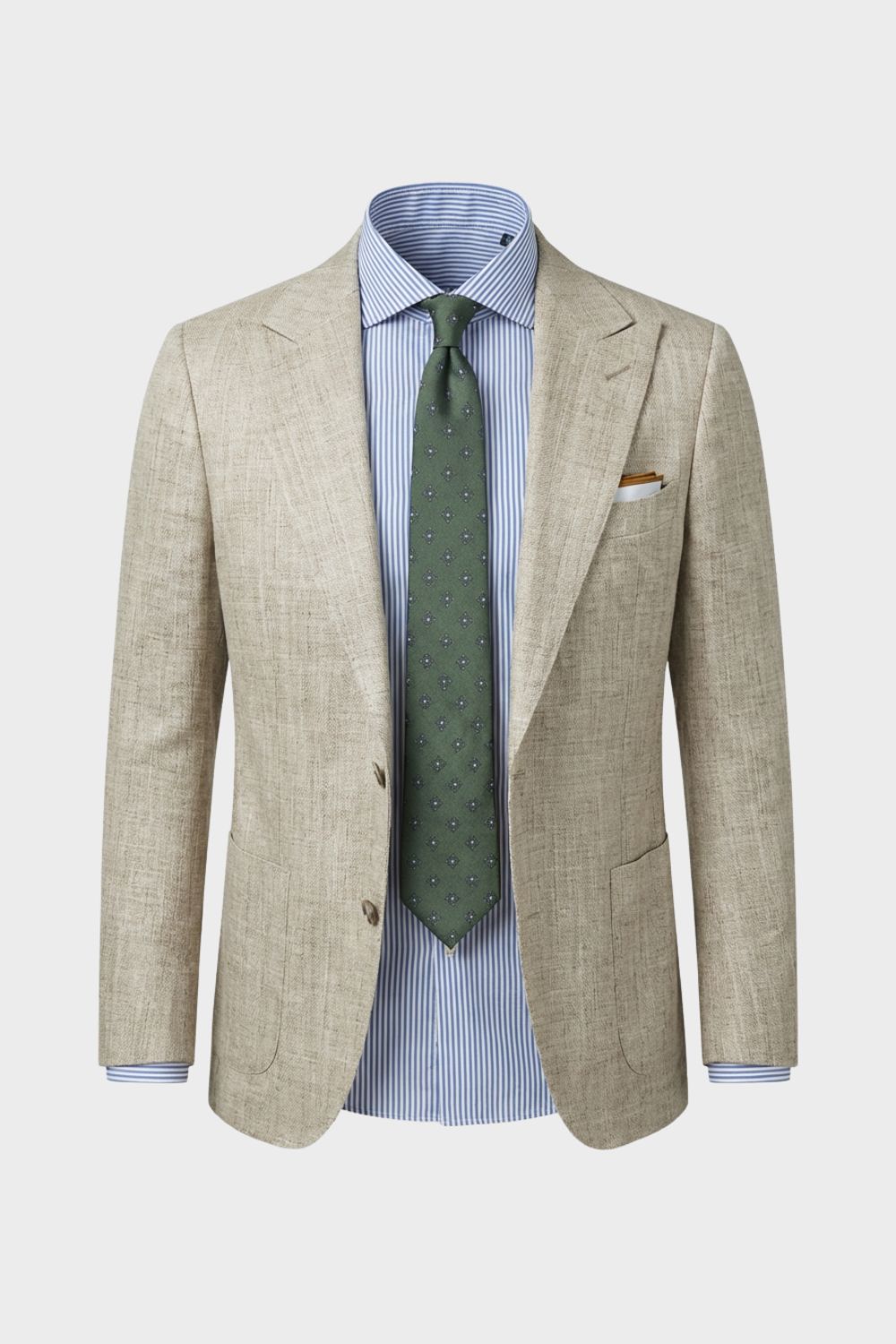 mens lightweight linen blazer tailored suit jacket | Camden-London