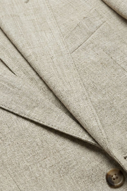 mens lightweight linen blazer tailored suit jacket | Camden-London