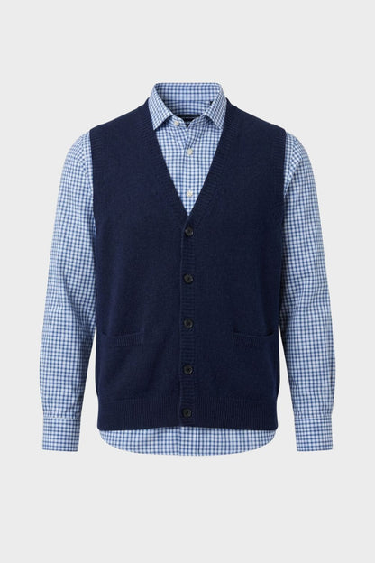 mens classic button waistcoat tailored suit vest | Camden-London