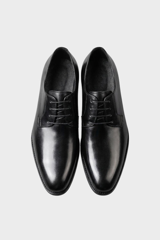 mens classic oxford lace up dress shoes formal footwear | Camden-London