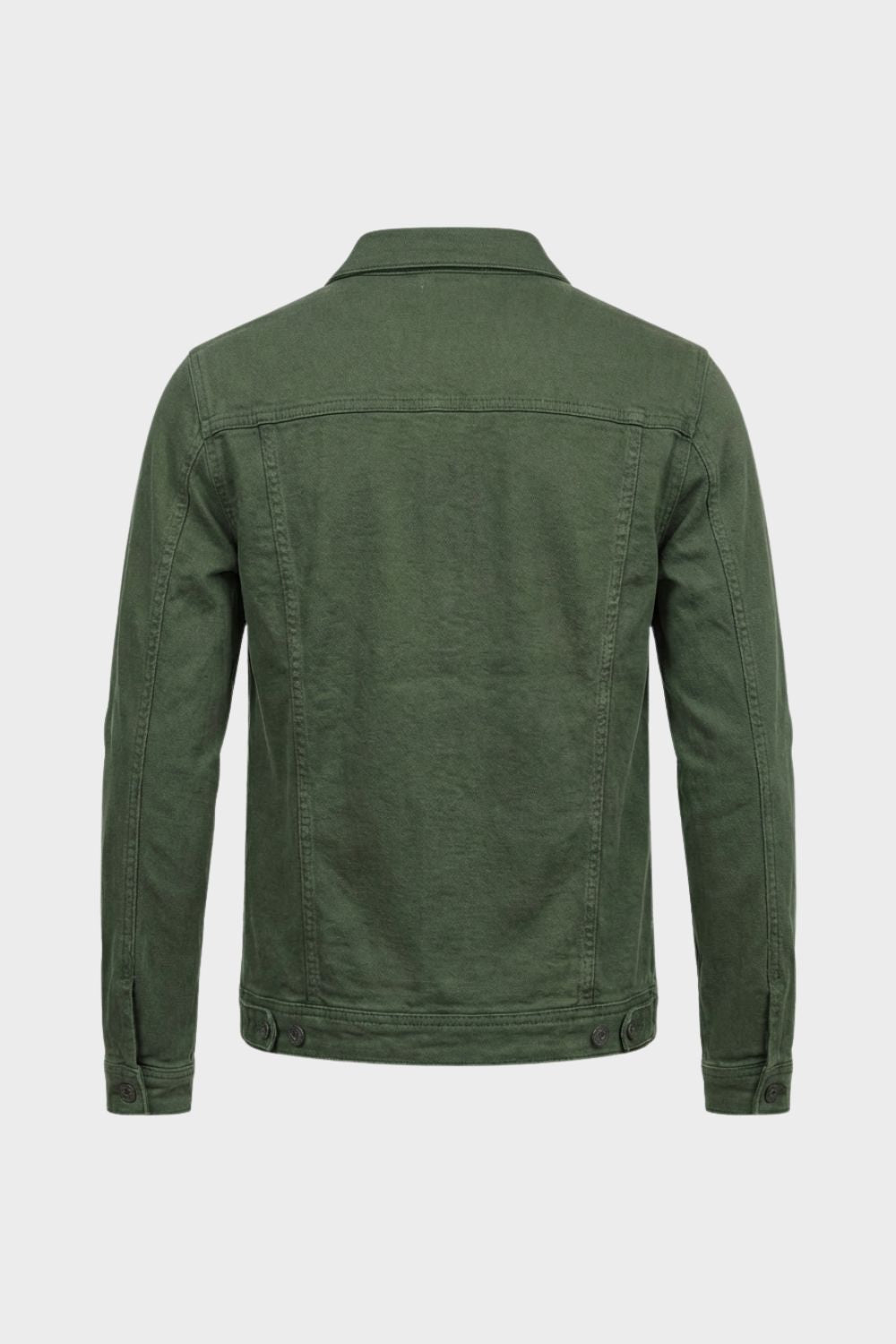 Men's Jacket with Button Placket and Chest Pockets