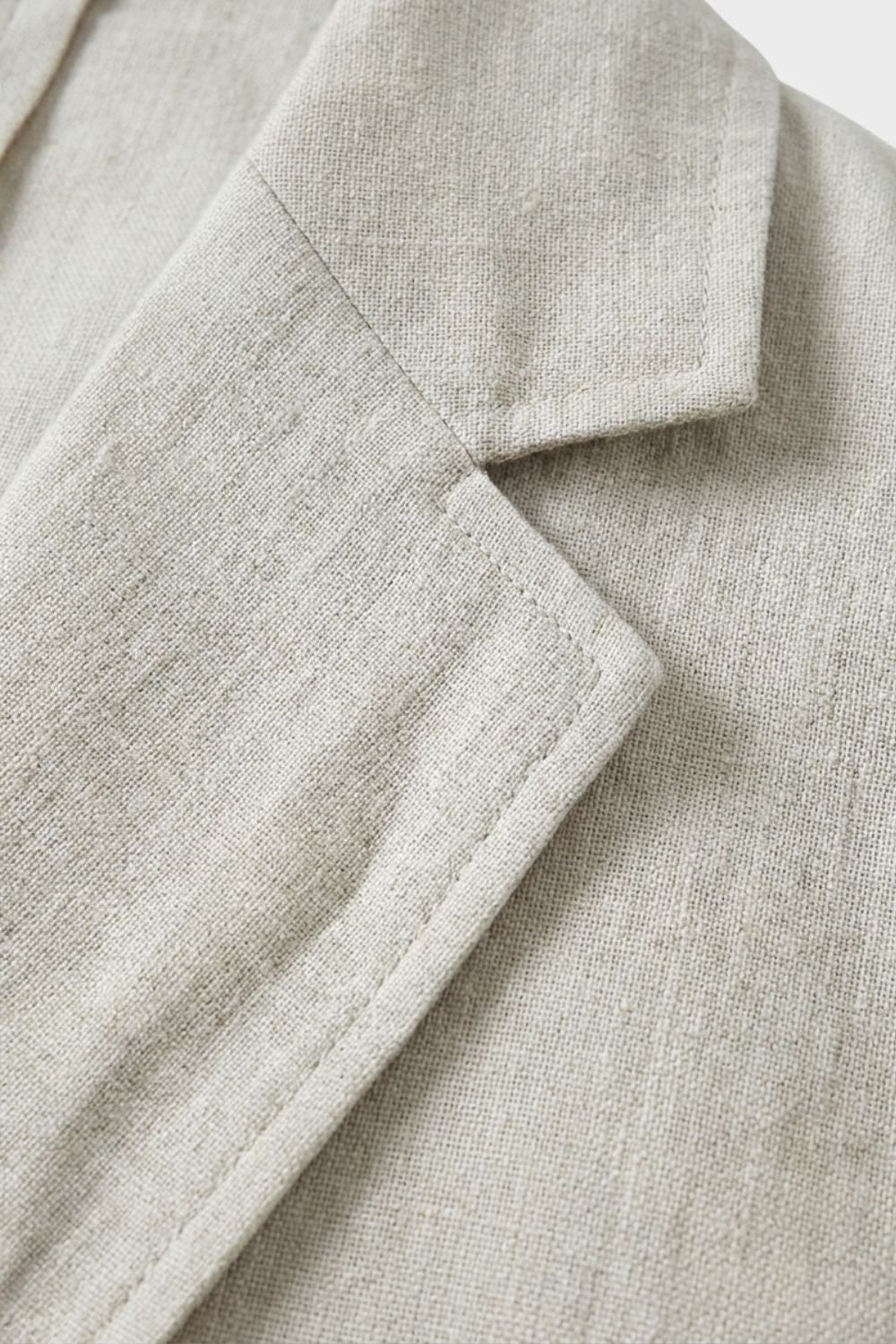 Men's Linen Suit with Jacket and Trousers