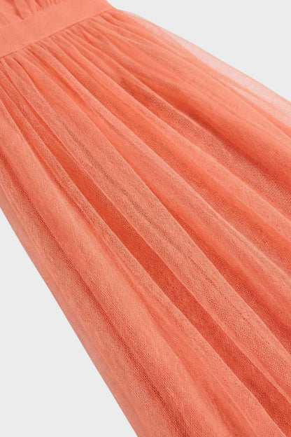 Women's Maxi Dress with V-Neck and Spaghetti Straps