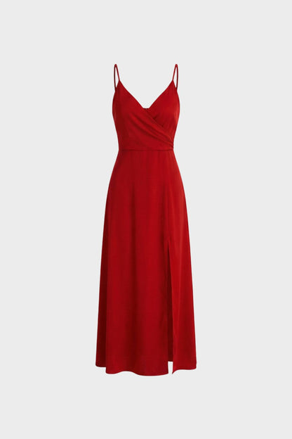 Women's Slip Maxi Dress | V-Neck