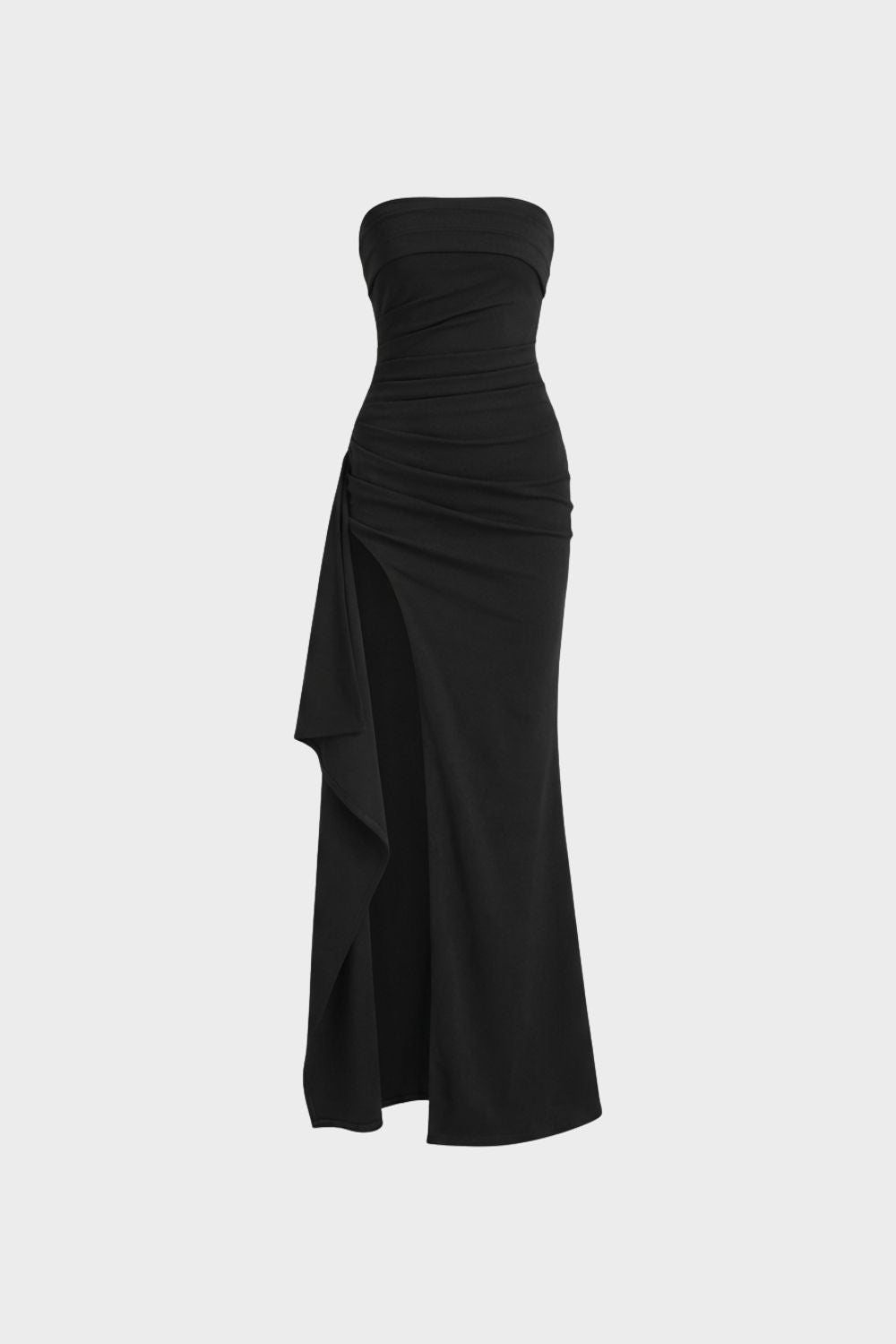 Evening Dress for Women Long with Split and Draping