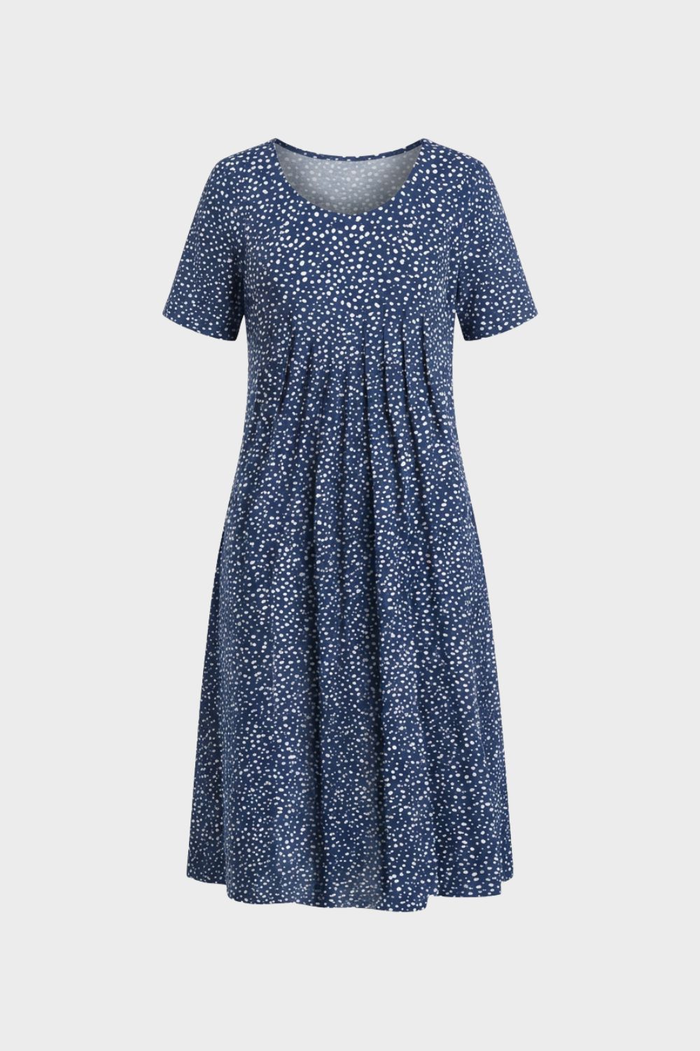 Summer Dress for Women Short Sleeve with Floral Pattern