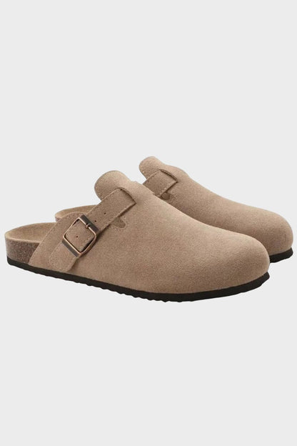 Women's Closed Clogs with Buckle
