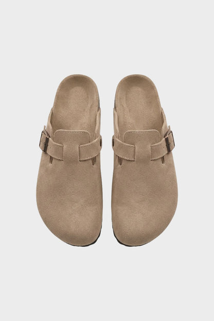 Women's Closed Clogs with Buckle