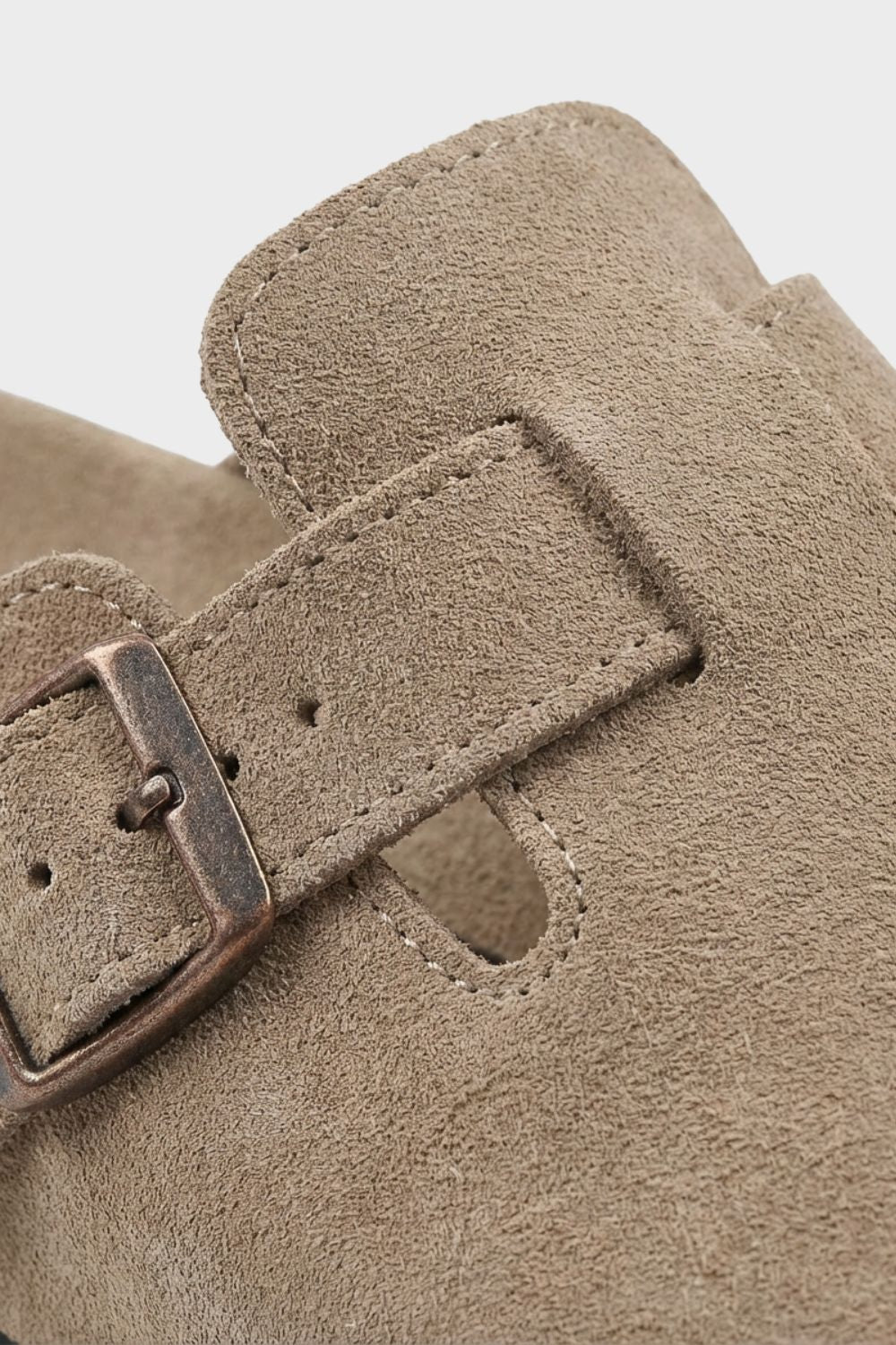 Women's Closed Clogs with Buckle