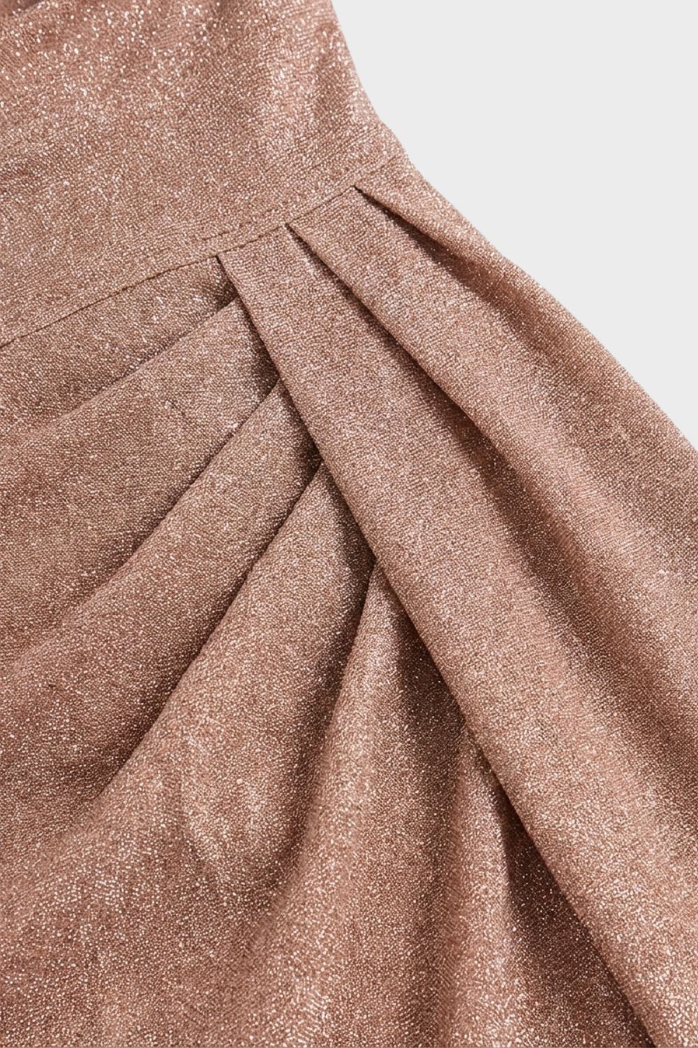 Dress Women Midi Dress with Boat Neck and Draping