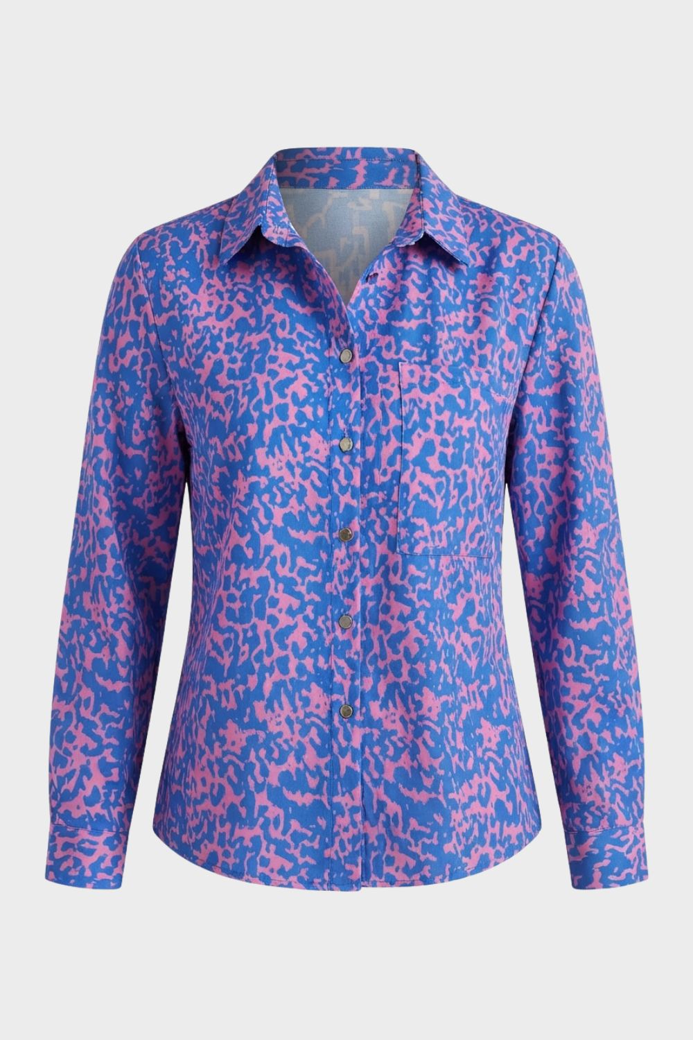 Women's Long Sleeve Shirt Blouse with Print