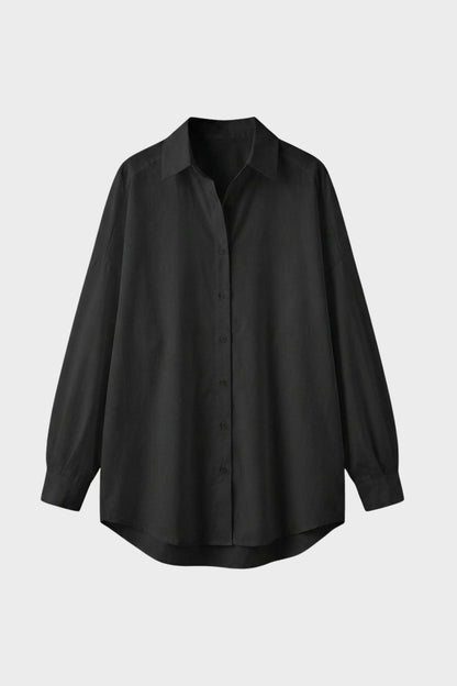 Women's Long Sleeve Shirt Blouse with Collar