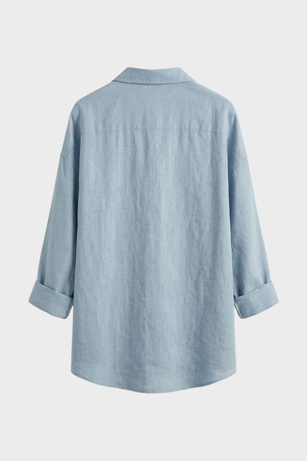 Women's Long Sleeve Shirt Blouse with Button Placket