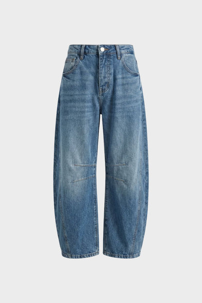 Women's High-Waisted Wide Leg Jeans