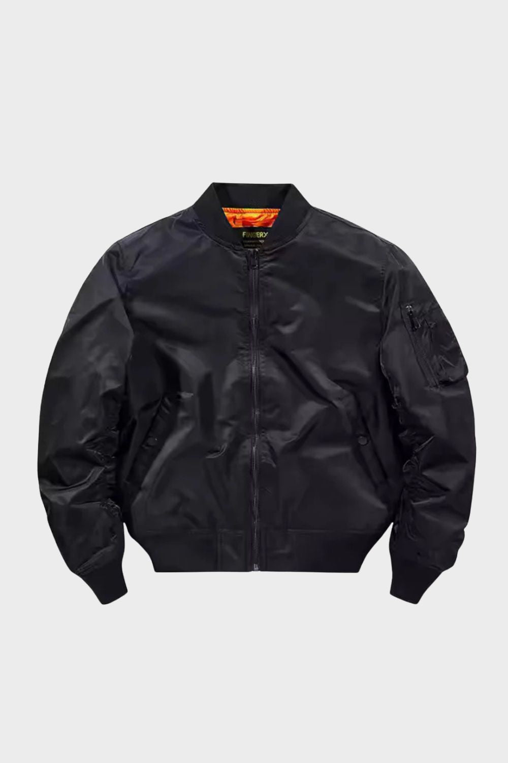 Men's Bomber Jacket Flight Jacket with Zip