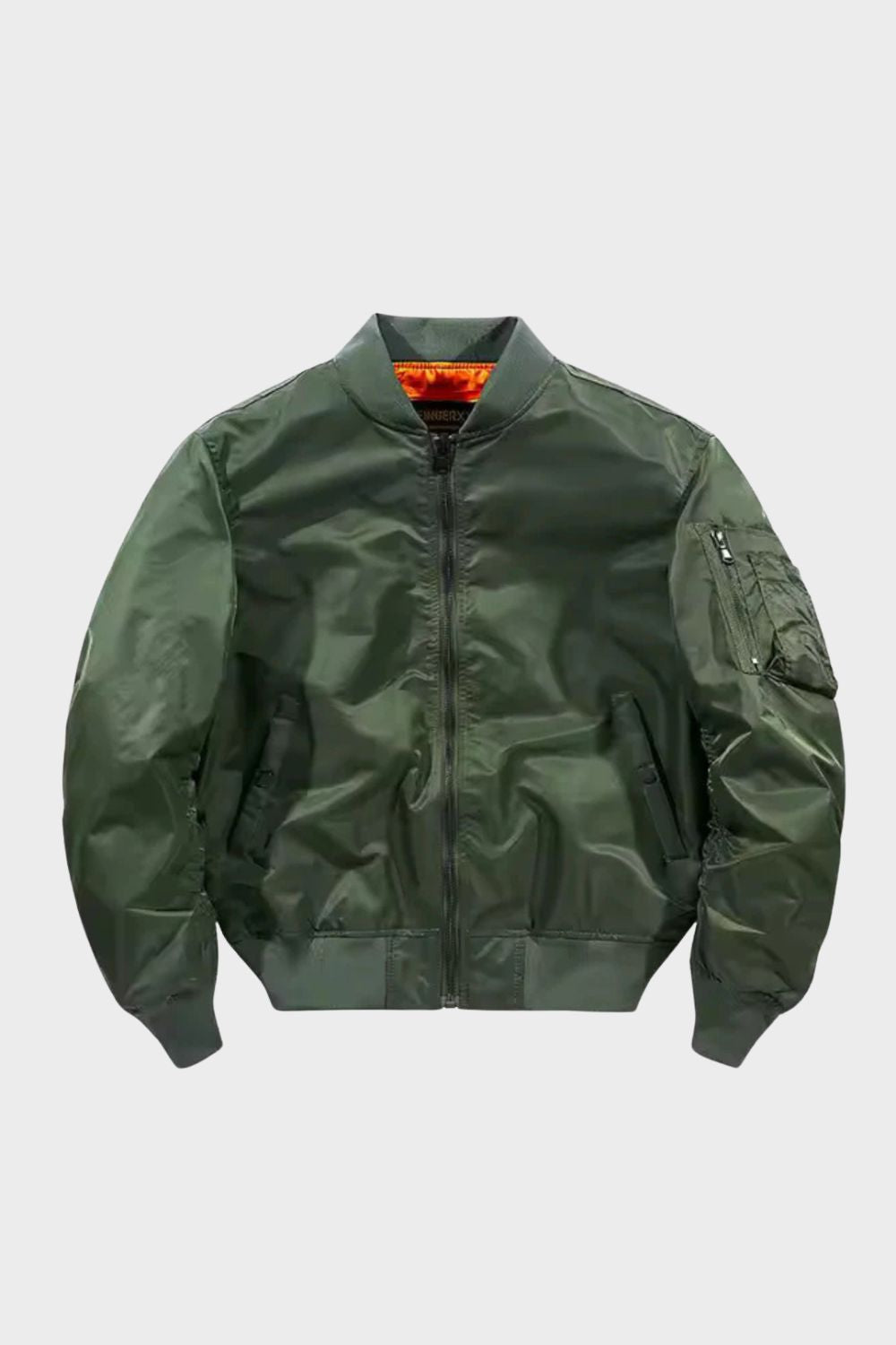 Men's Bomber Jacket Flight Jacket with Zip