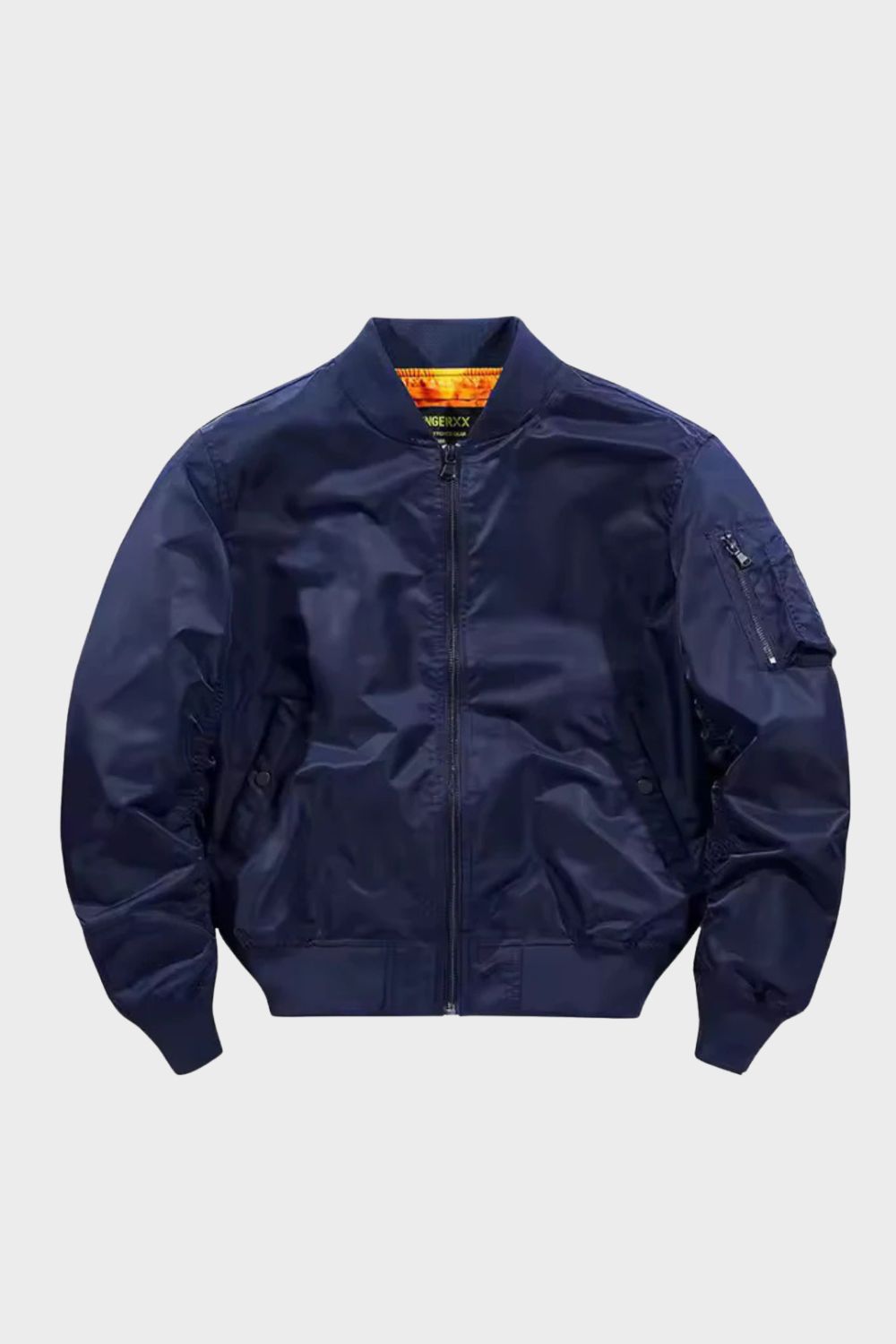 Men's Bomber Jacket Flight Jacket with Zip