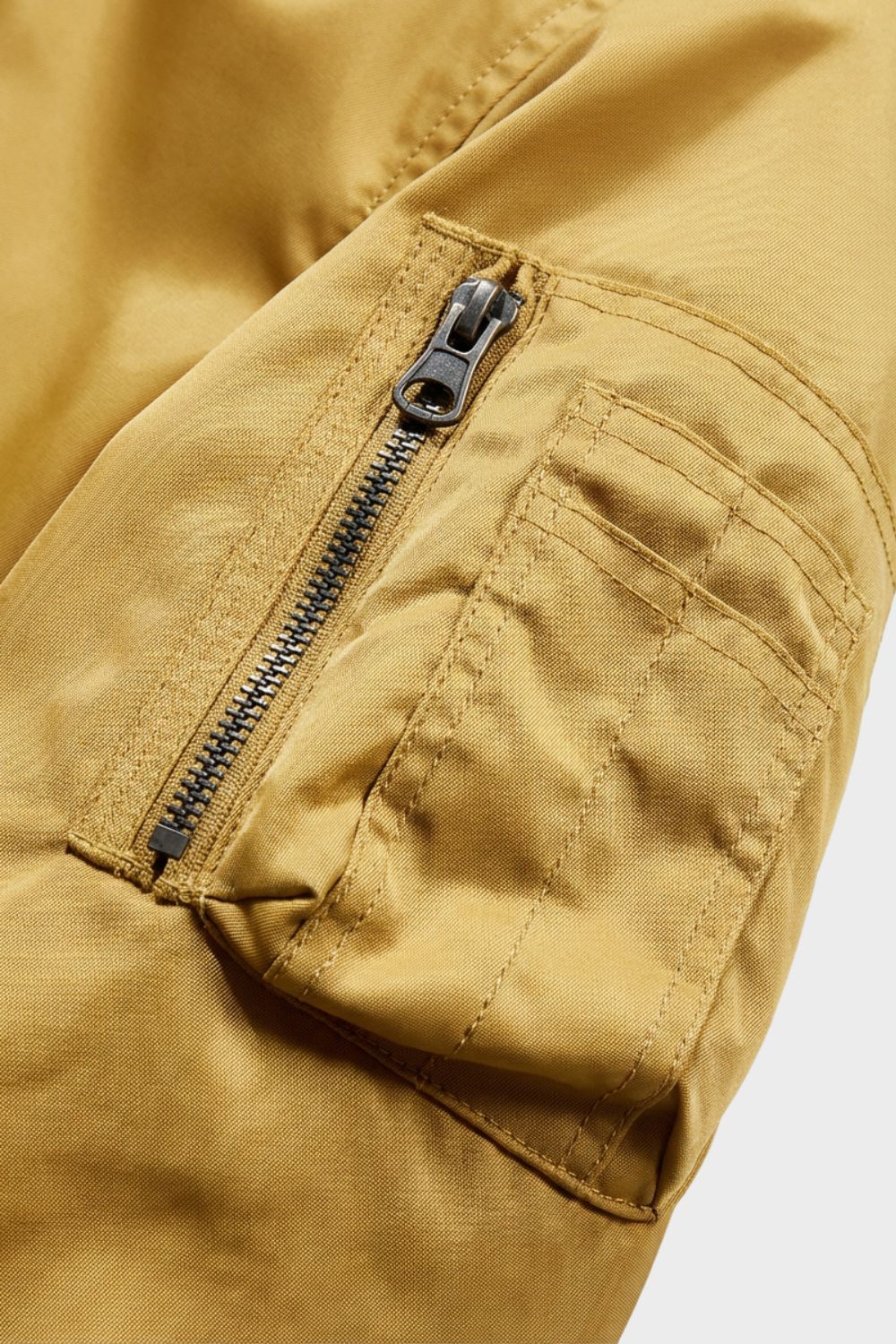 Men's Bomber Jacket Flight Jacket with Zip